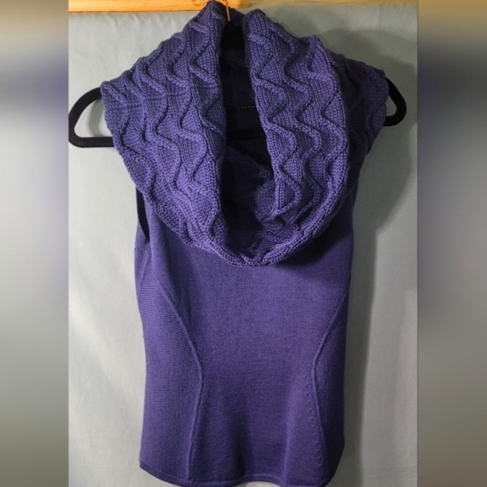 • Elie Tahari • Cowl Neck Sleeveless Top